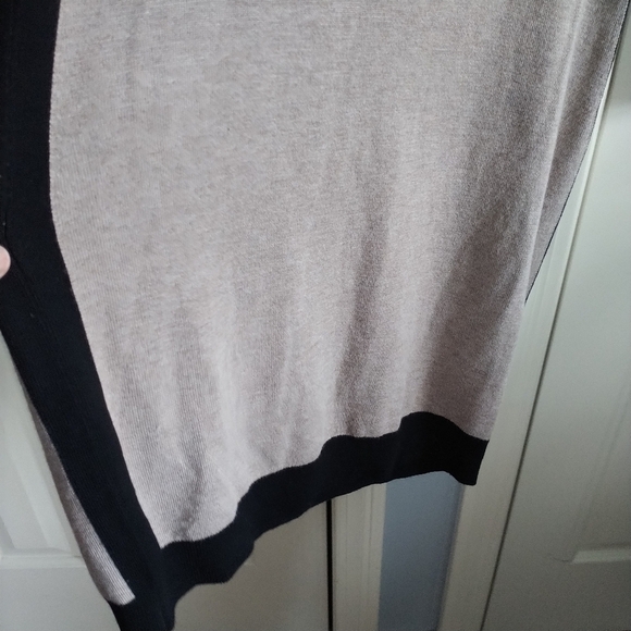 Philosophy Gray Dress with Black Trim - Picture 5 of 13